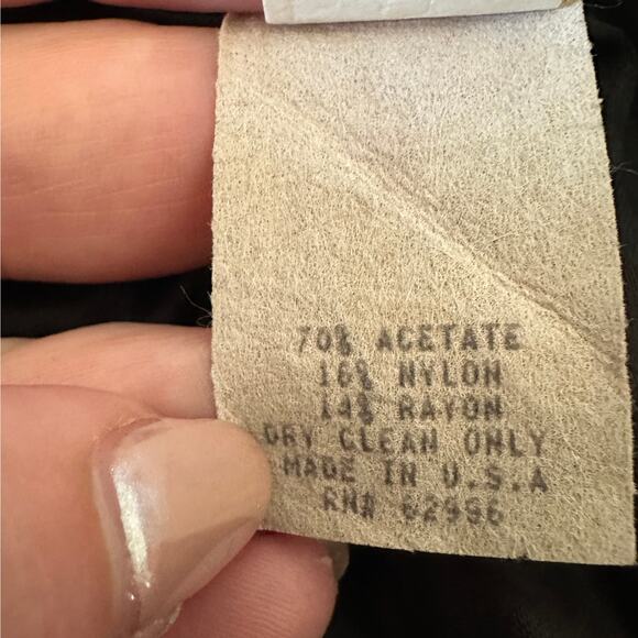 80s VINTAGE | Black Velvet Spaghetti Strap Mini Dress | Size 9/10 (Size Medium) - Picture 8 of 10